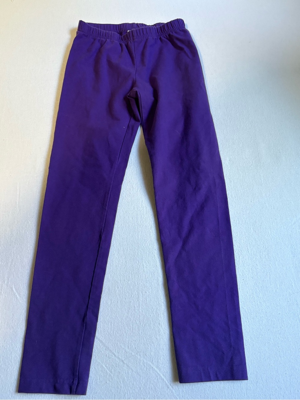 Hanna Andersson Girls Purple Stretch Leggings